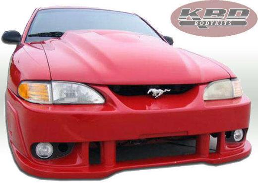KBD Spy 2 Style Front Bumper Cover 94-98 Ford Mustang - Click Image to Close